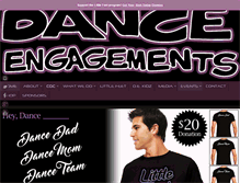 Tablet Screenshot of danceengagements.org
